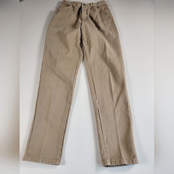 Vintage Women's The London Jean Moda Int'l Jeans Size 8 khaki high rise Mom ^ - Picture 2 of 7